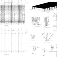 Projeto em pdf da estrutura. Modelagem BIM estrutura metálica